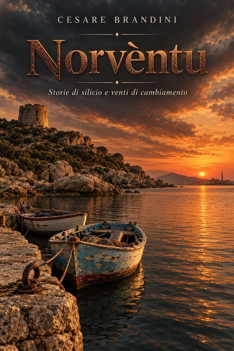 Copertina del romanzo Norvèntu di Cesare Brandini